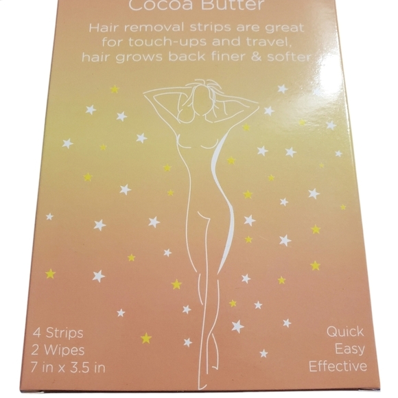 New Dreamology Cocoa Butter Bikini & Body Wax Strips Hair Removal 2 pk - Picture 3 of 4